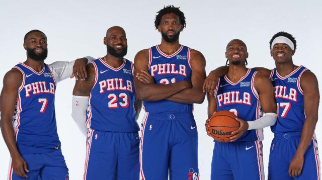 费城五虎合体！詹姆斯放话：我仍处于争冠模式