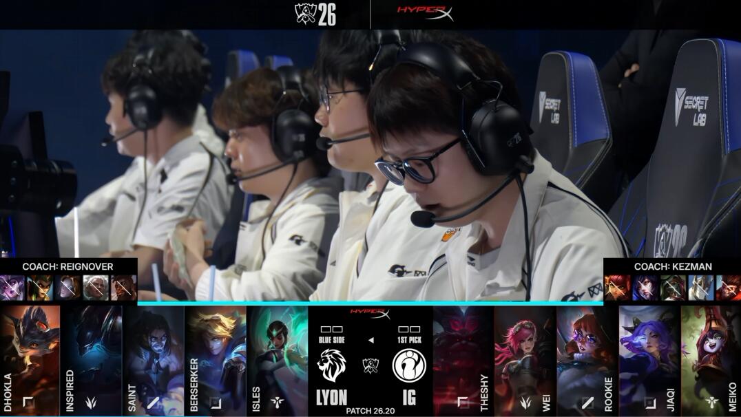 bevictor伟德 IG vs LYON 手感火热 IG能否继续强势